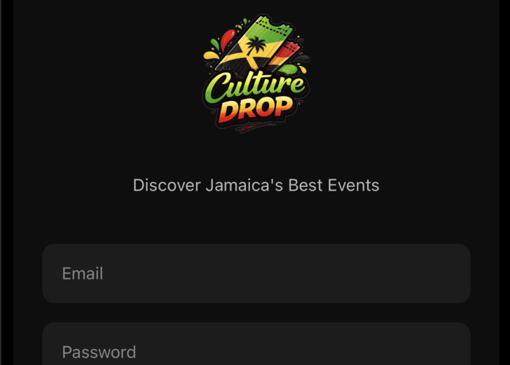Jamaica Event App Screenshot